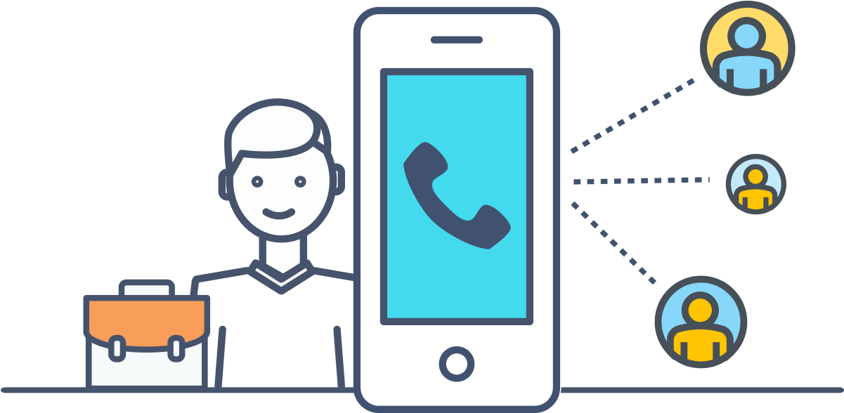 Youmail Professional Creates A Permanent 'conference - Smartphone (1200x657), Png Download