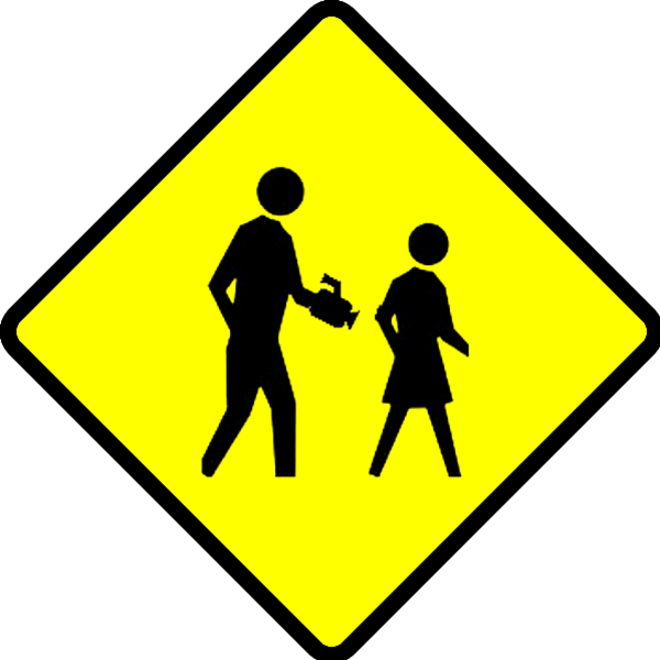 Under Construction Road Sign (600x600), Png Download
