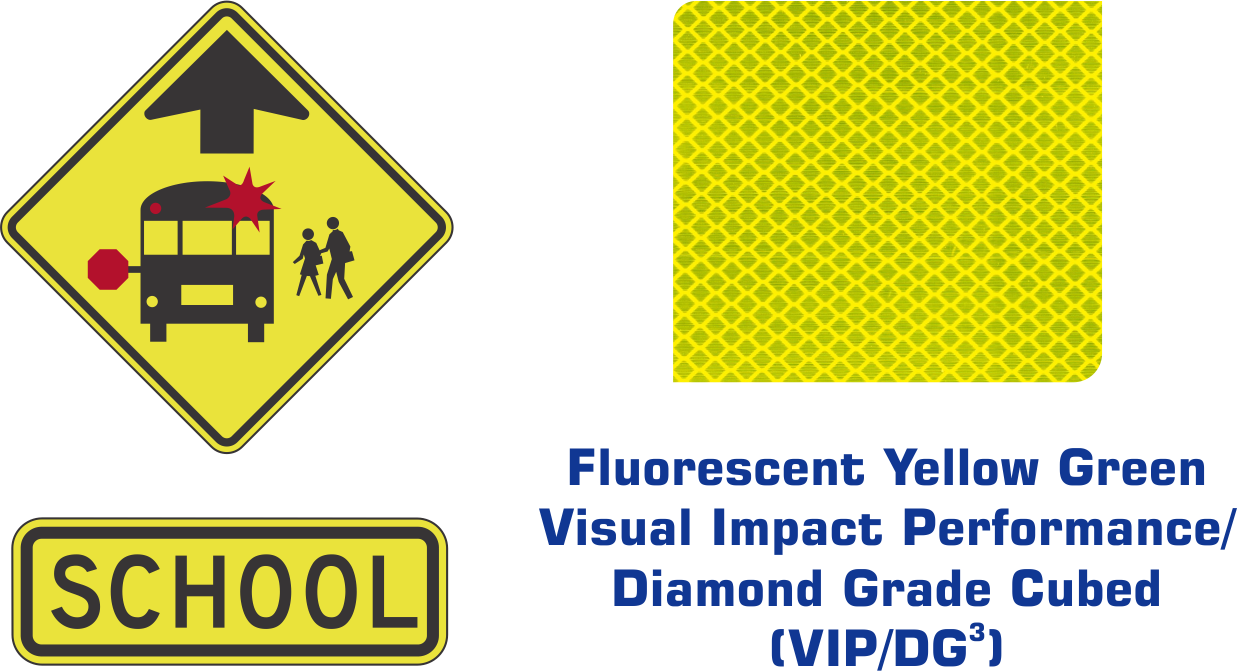 Fluroescent Yellow Green - 3m Highway Stickers Green (1237x671), Png Download