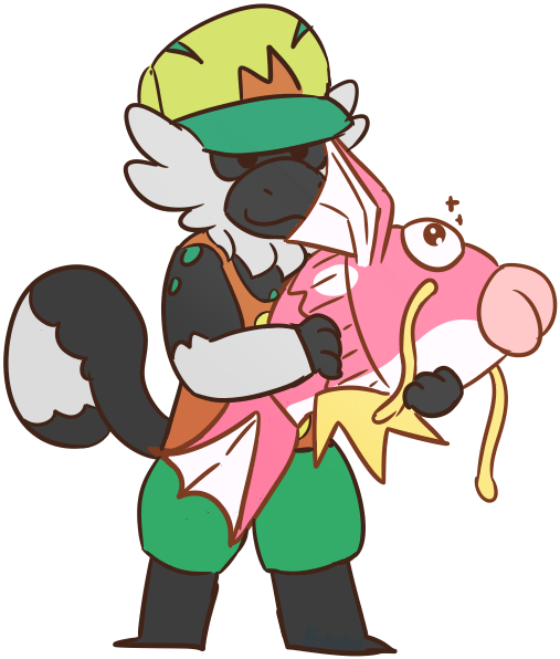 [floof Art]9 And Turnip - Cartoon (600x700), Png Download
