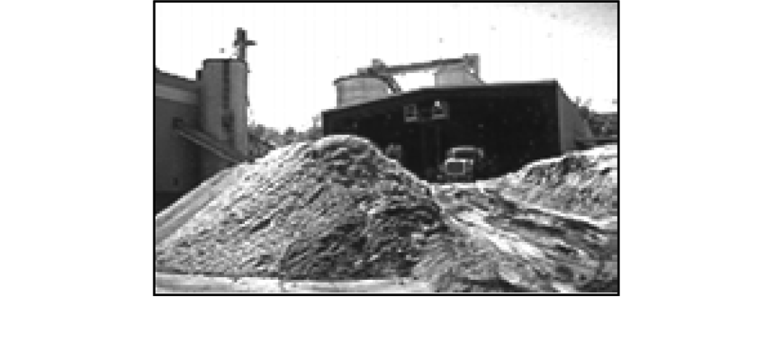 An Example Of Silo, Open Shed, And Open Pile Wood Storage - Open Pile Storage (850x390), Png Download