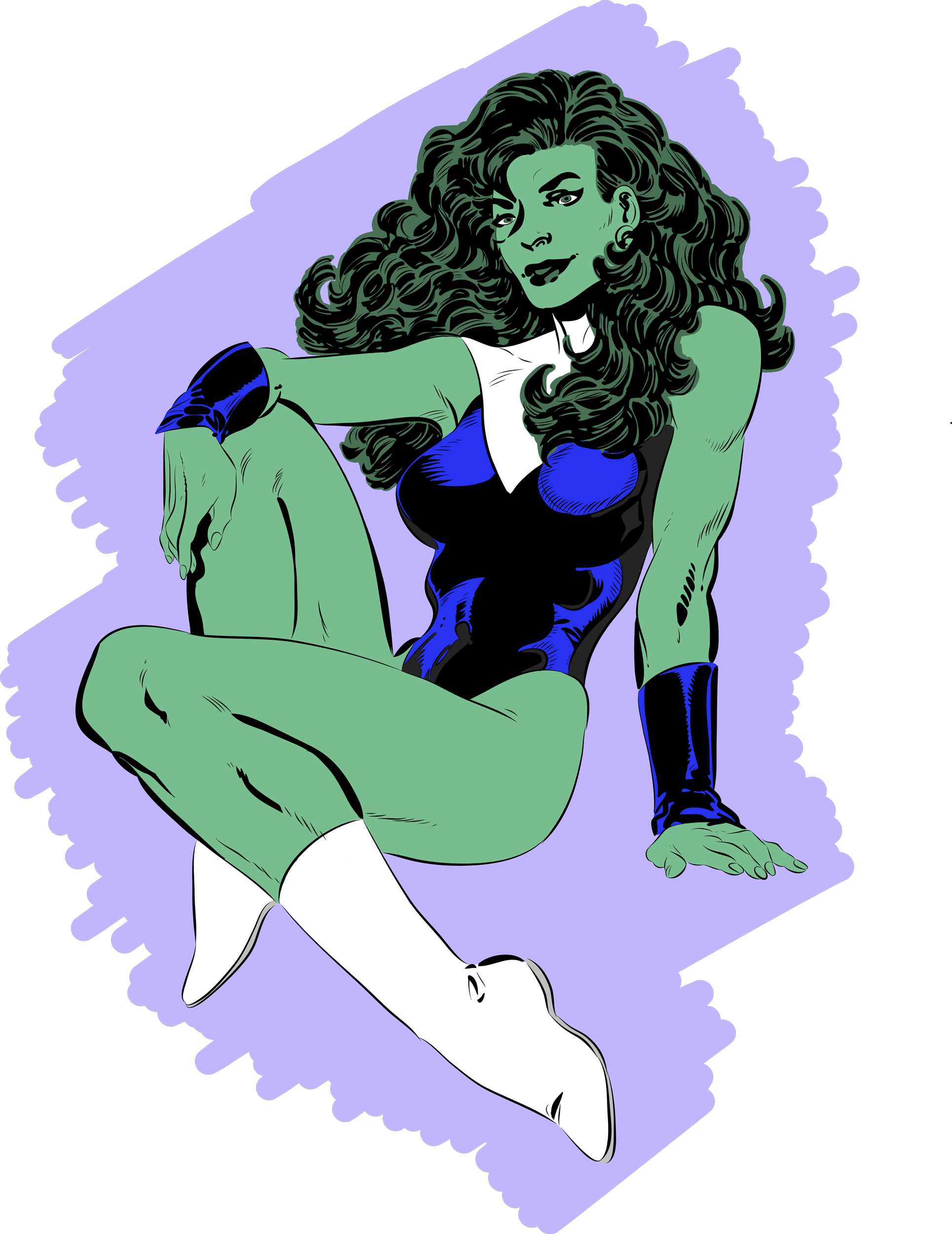 John - John Byrne Best She Hulk (1929x2500), Png Download