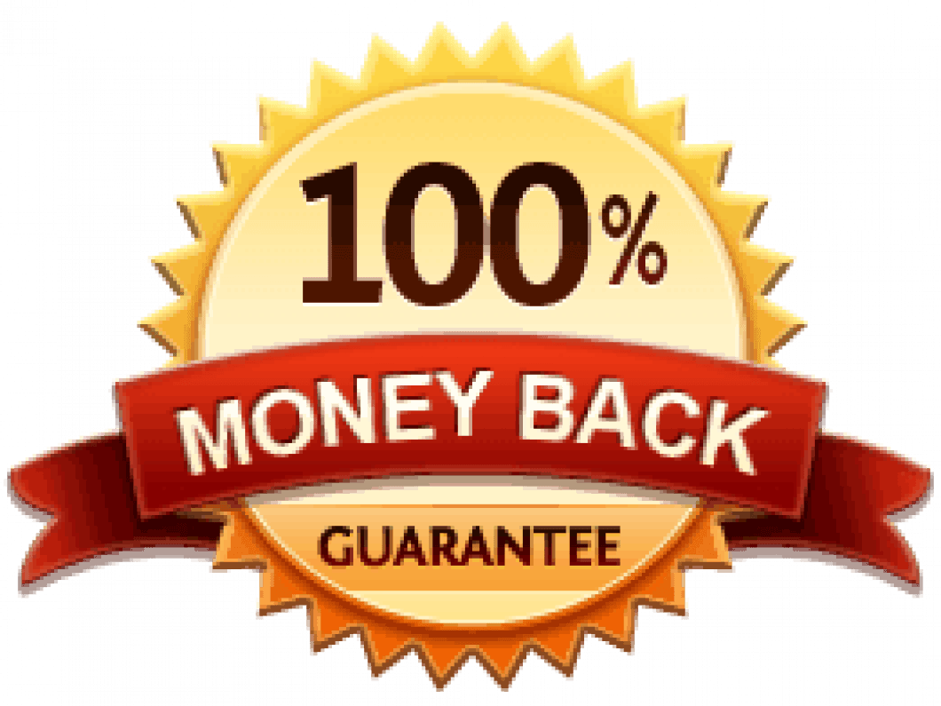 100 Percent Money Back Guarantee - 100% Money Back Guarantee Png (1060x795), Png Download