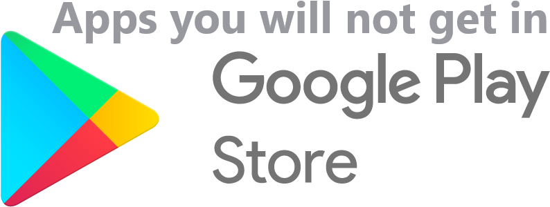 4 Apps You Will Not Get In Google Play Store - Graphic Design (912x500), Png Download