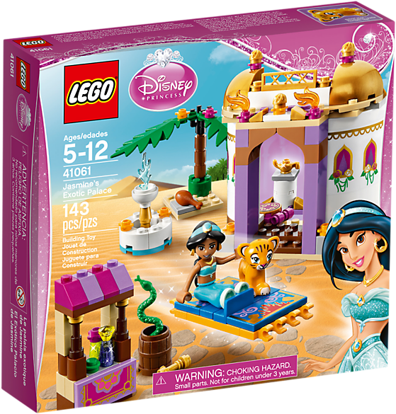 Lego Disney Princess Jasmine's Exotic Palace - Lego Jasmine (800x600), Png Download