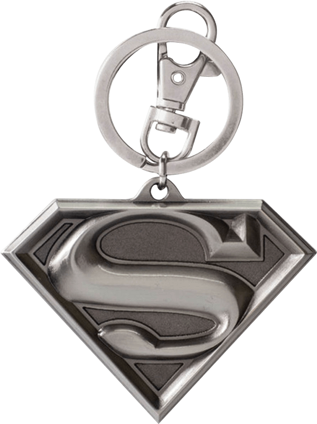 Superman Logo Keychain (850x850), Png Download