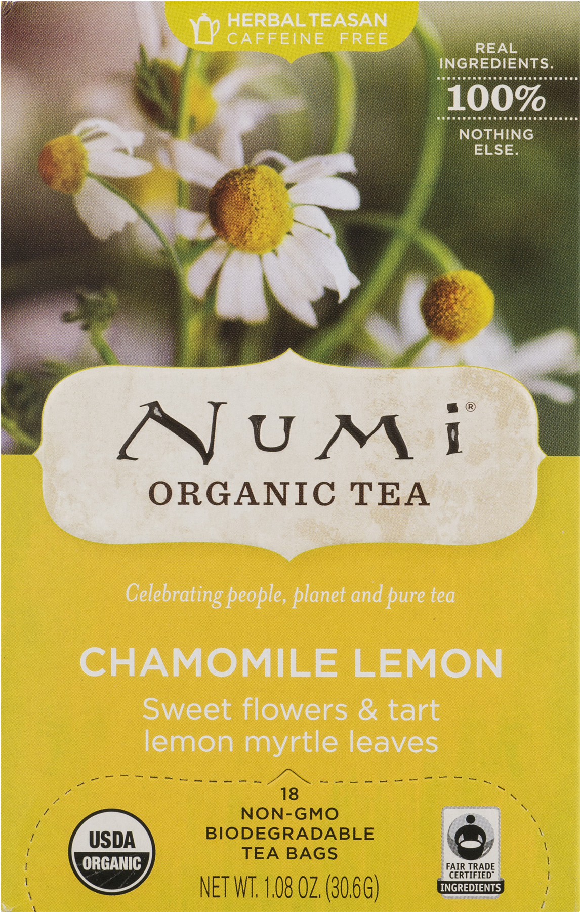 Numi Chamomile Lemon Tea (1800x1800), Png Download