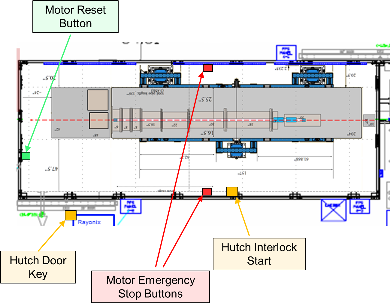 Location Of The Safety Compoinents Inside The Bl4-2 - Diagram (1298x1026), Png Download