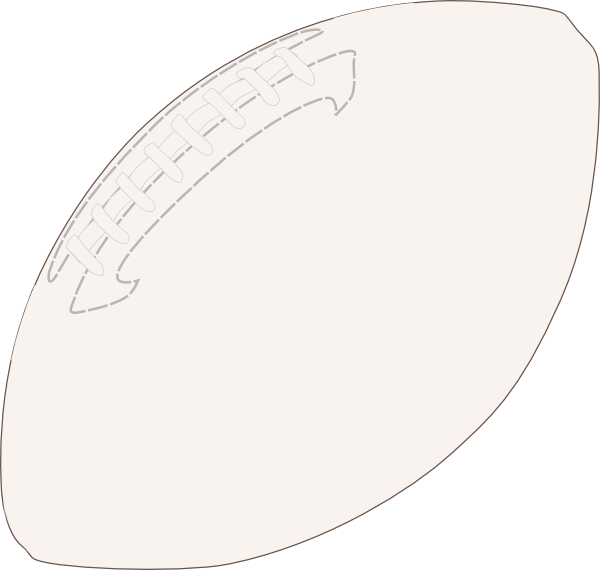 American Football Svg Clip Arts 600 X 570 Px (600x570), Png Download