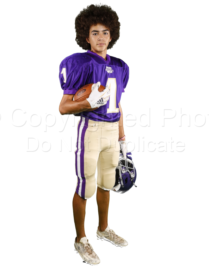 Freshman Player Photos - Football Player (800x1200), Png Download