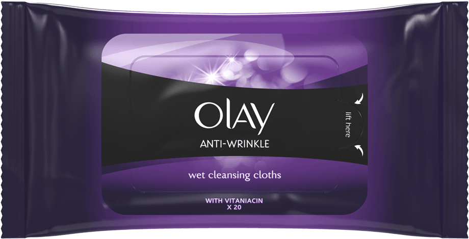Olay Anti Wrinkle Wet Cleansing Cloths (1210x1210), Png Download