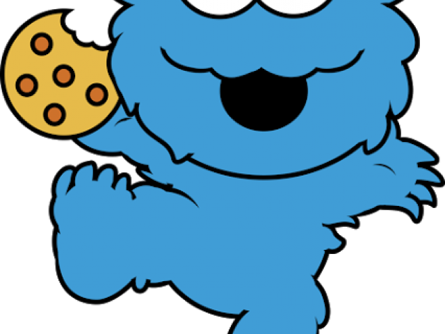 Cookie Monster Clipart Mouth - Monstruo De Las Galletas Dibujo (640x480), Png Download