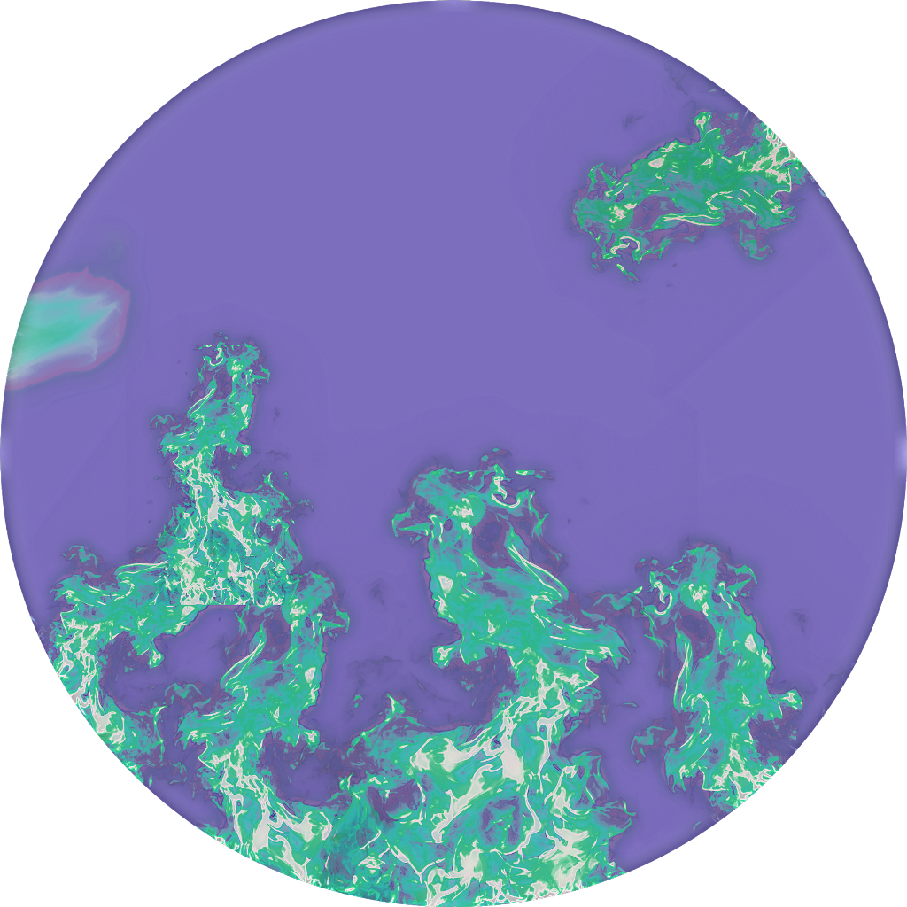 Kheayf Circle Fire Fuego Azul Fuegoazul - Background (1024x1024), Png Download