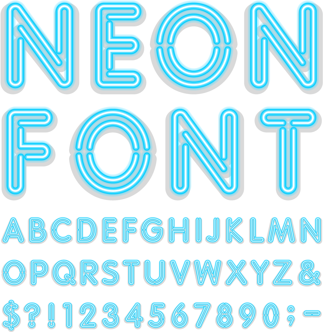 Blue Wordart Hi-tech Coupon Boston Neon Critics Clipart - Font (1181x1181), Png Download