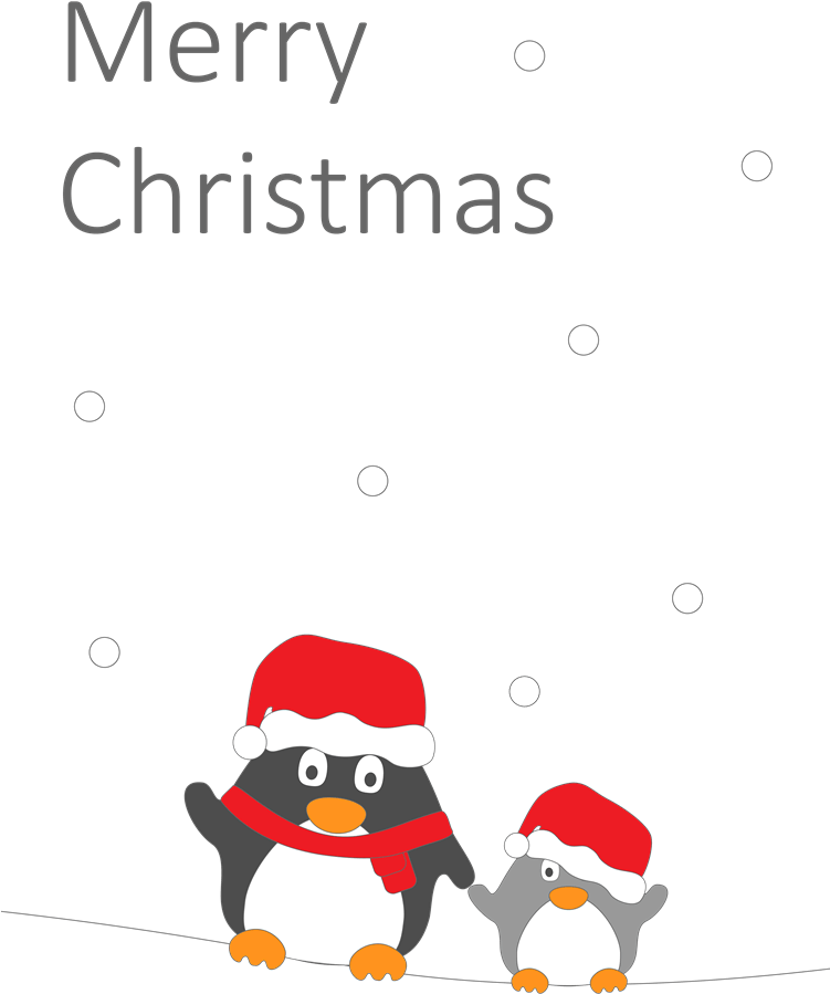 5 X Little Penguin Christmas - A Christmas Hug (750x1024), Png Download