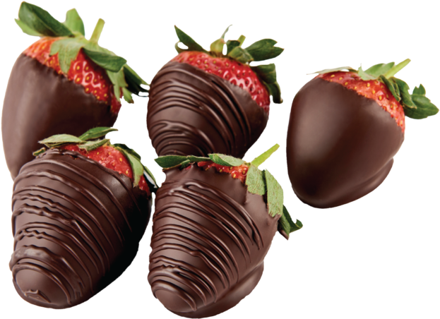 12 X Dark Chocolate Dipped Strawberry - Chocolate (800x800), Png Download