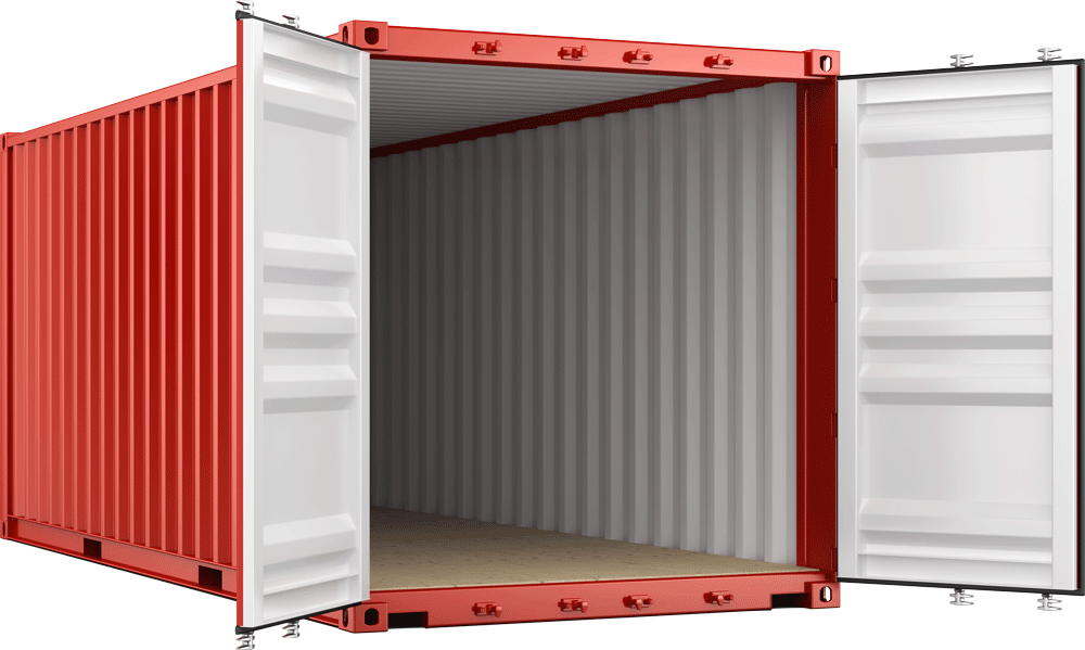 Container Side Open 01anywhere2016 03 28t00 - Shipping Container (1000x599), Png Download