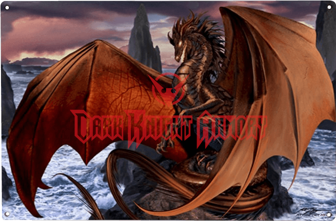 Coppervein Dragon Metal Sign - Dragon Calendar 2019 (680x680), Png Download
