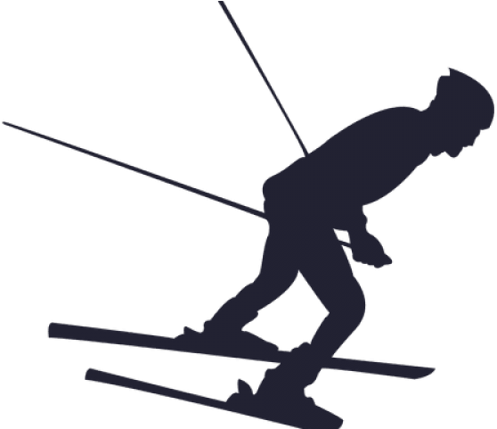 Skiing Png Transparent Images - Skiing Silhouette Transparent (640x480), Png Download