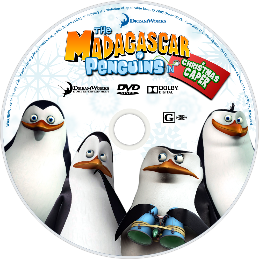 Penguins Of Madagascar Clipart Merry Christmas - Penguins Of Madagascar (1000x1000), Png Download
