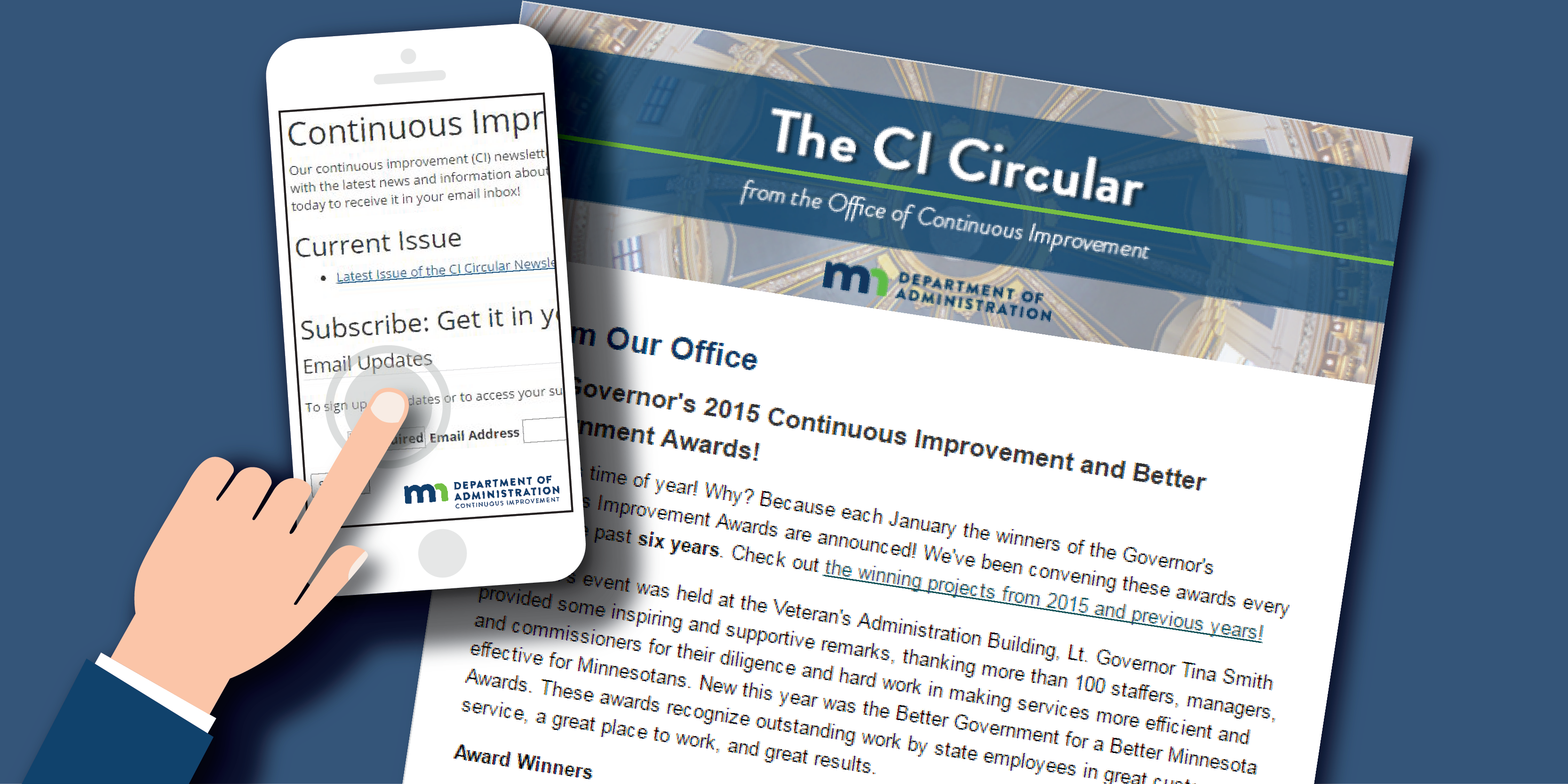 Feature Image For Subscribe To Our Ci Newsletter - Continuous Improvement Newsletter Examples (3333x1667), Png Download
