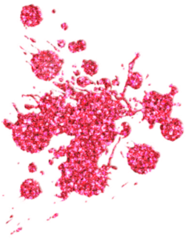 Glitter Sticker - Glitter Blood Splatter Png (1024x1024), Png Download