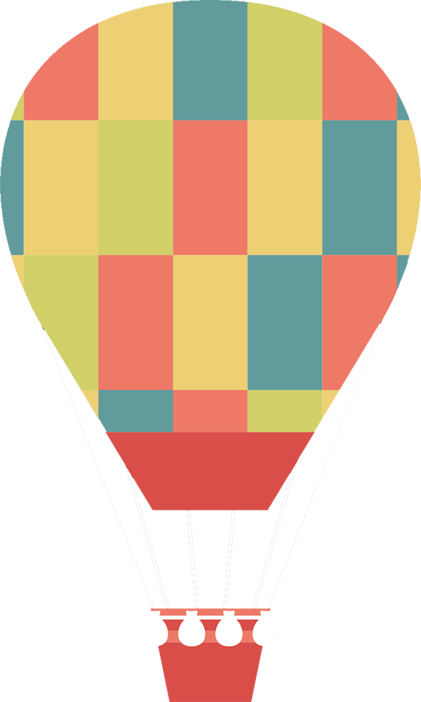 Hot Air Balloon (600x1000), Png Download