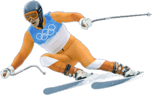 Skiing Png (640x480), Png Download