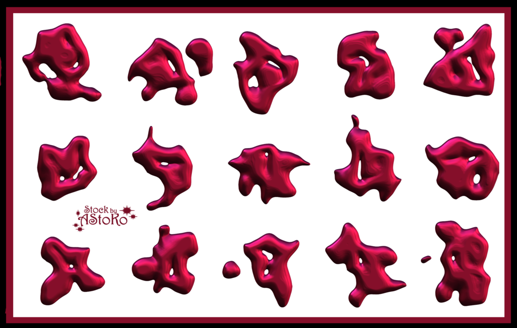 Blob Splatter Pink (1024x651), Png Download