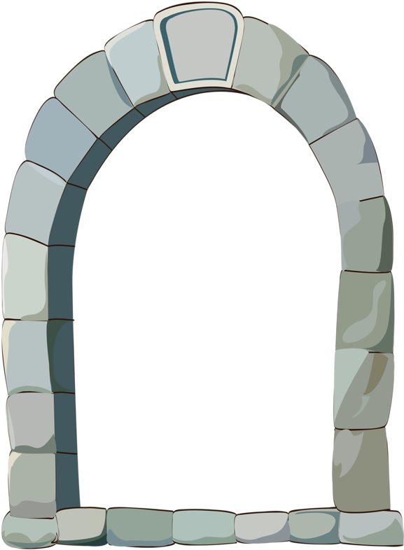 Фотки Castle Clipart, House Clipart, Frame Background, - Arch (584x800), Png Download