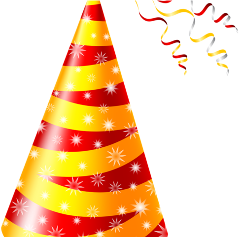 Birthday Hat Clipart Cone - Happy Birthday Cap Png (640x480), Png Download