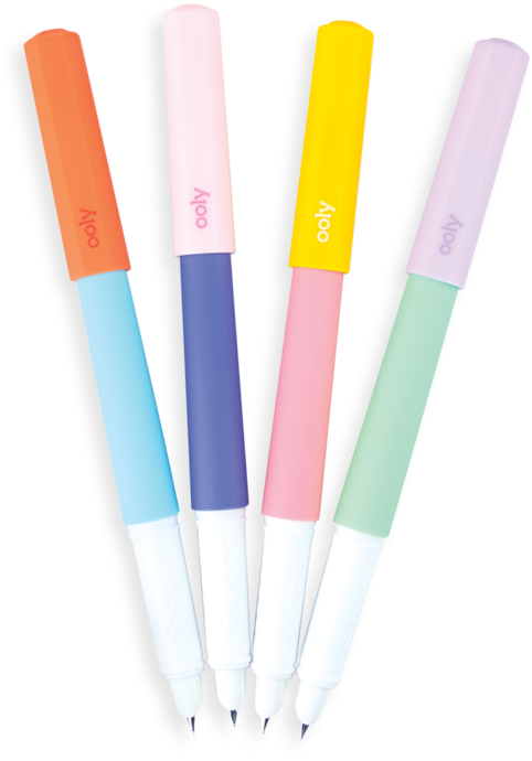 Ooly Fab Fountain Pen Set - Writing (800x800), Png Download