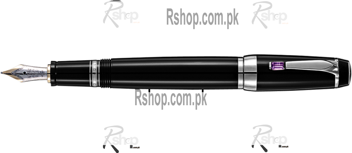 Mont Blanc Boheme Platinum Fountain Pen - Mont Blanc (1200x1200), Png Download