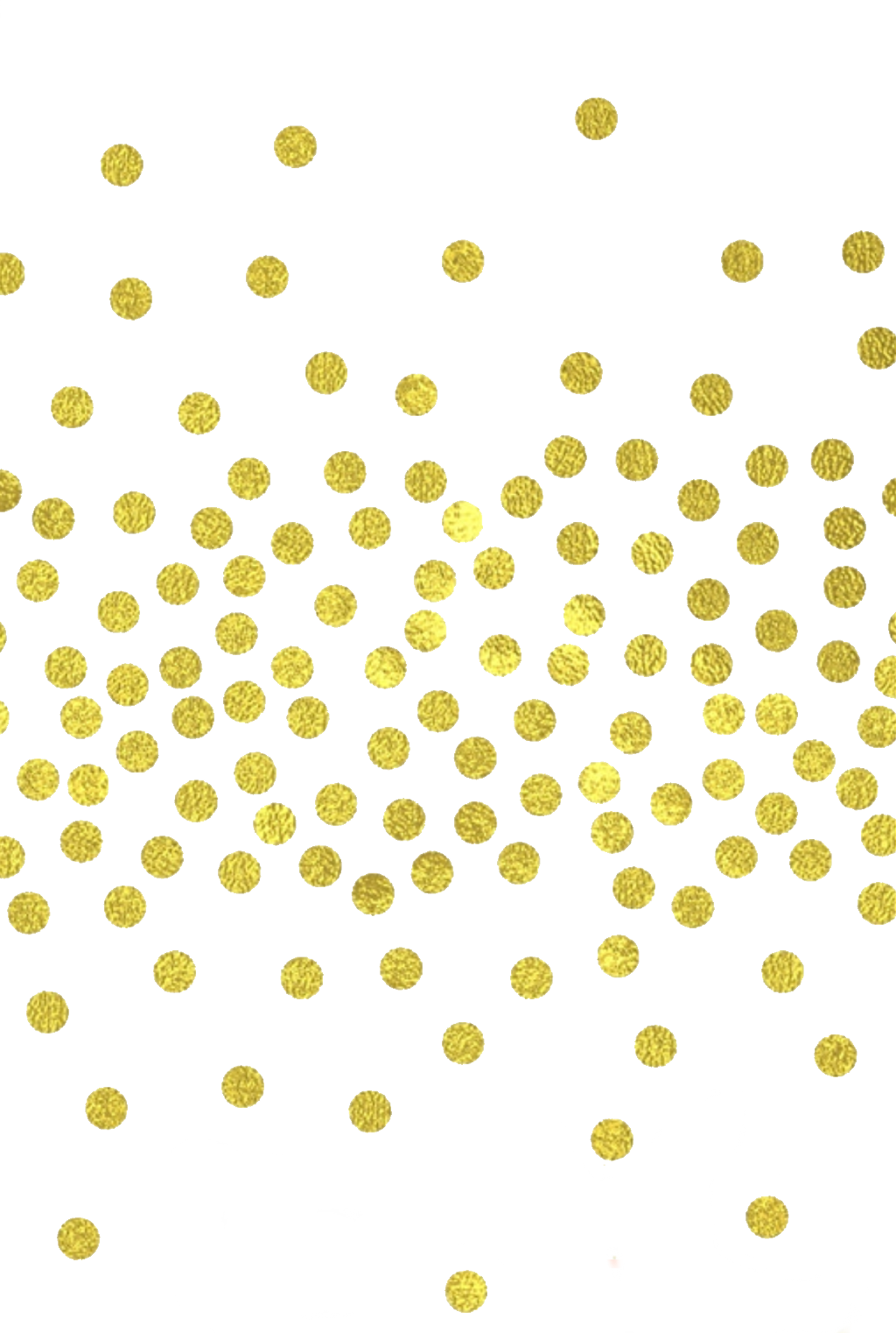 Dots Stickers Freetoedit Report Abuse - Gold Polka Dots Png (1024x1522), Png Download