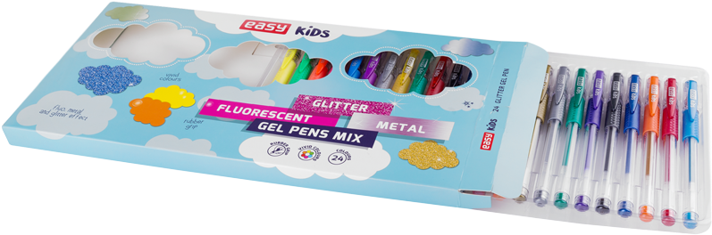 Glitter 24 Mix - Construction Paper (1000x1000), Png Download