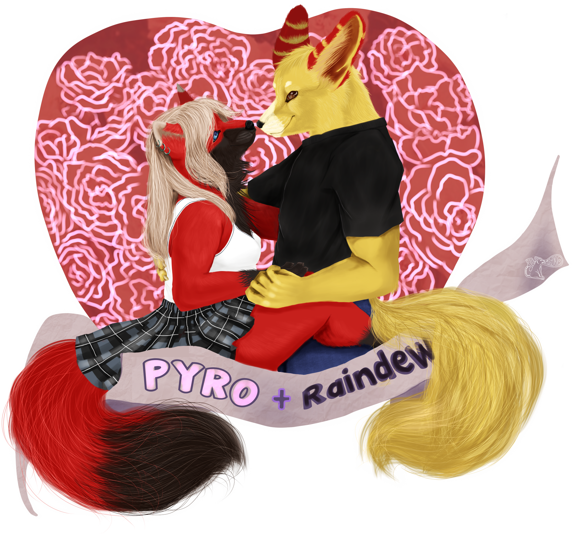 Loving Badges For San Valentin - Illustration (2000x1800), Png Download