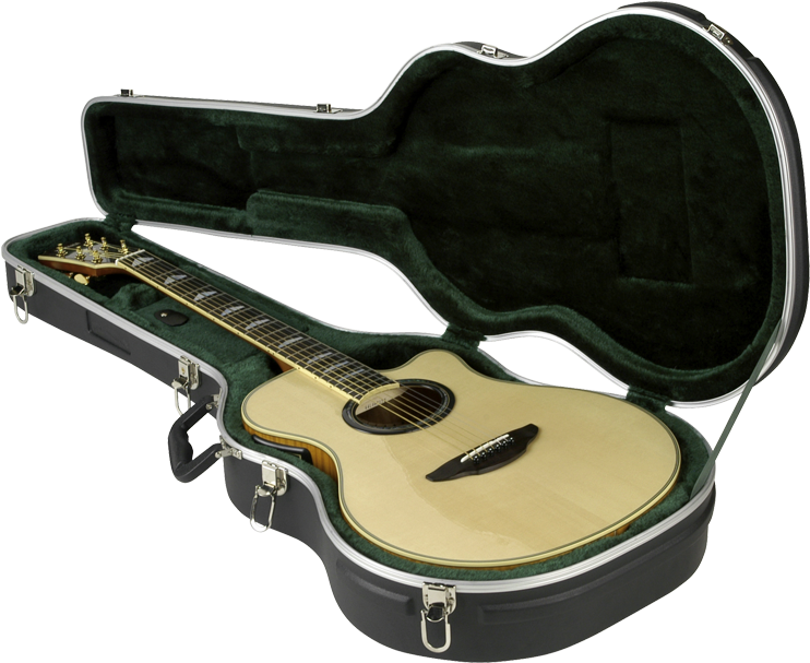 Skb 3 Thin Line - Skb Hardshell Acoustic Guitar Case (1200x611), Png Download