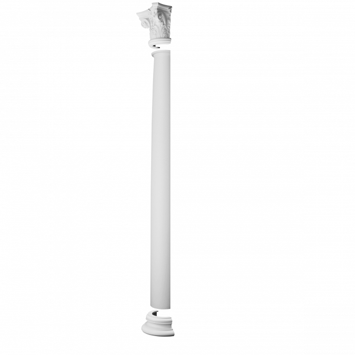 K1151 Small Round Half Plinth - Column (700x700), Png Download