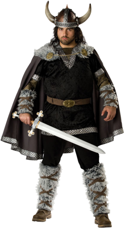 Plus Size Female Viking Costume (500x793), Png Download