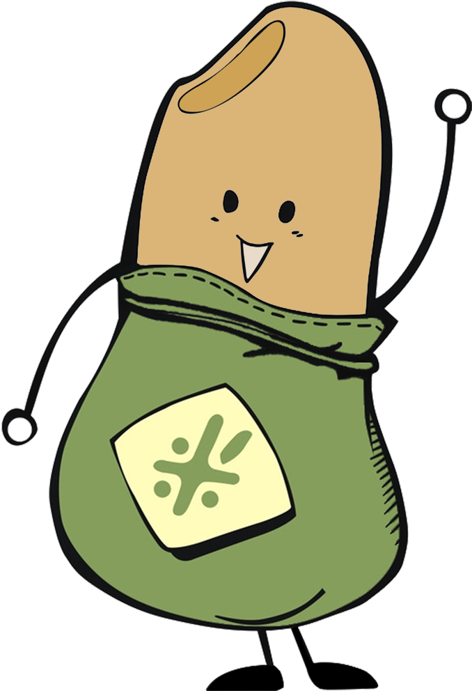 Food Brown Cute Baby Transprent - Rice Grain Cartoon (709x1016), Png Download