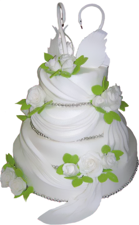 Wedding Cake (475x770), Png Download