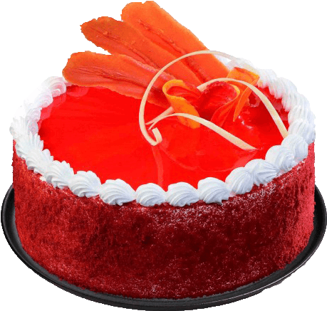Birthday Red Velvet Cake (700x754), Png Download