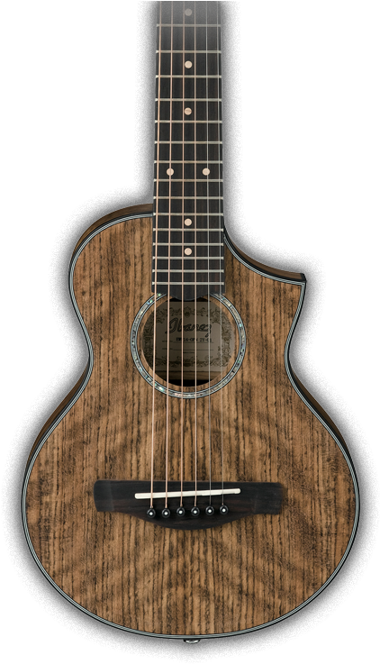 The Ewp Ibanez Combines The Compact Size Of A Ukulele - Joseph Hauser Guitar (474x747), Png Download