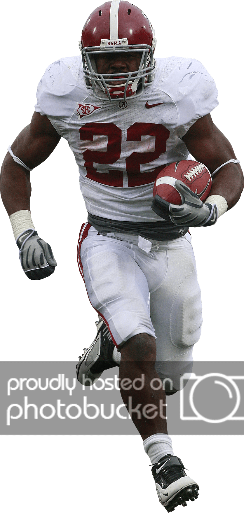 Mark Ingram Alabama - Sprint Football (836x1759), Png Download
