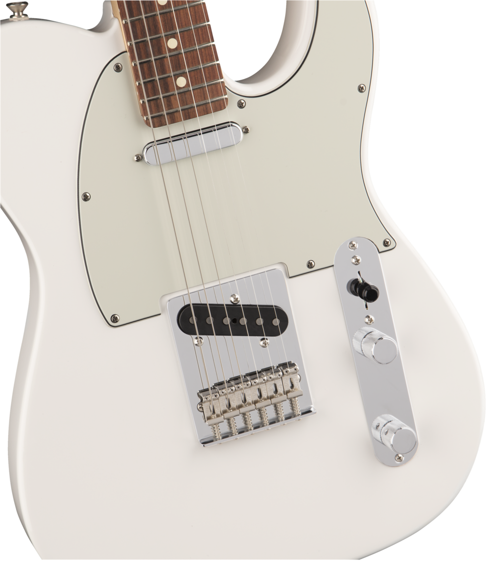 Fender Player Series Telecaster Polar White Pf - 60s Telecaster (1000x1151), Png Download
