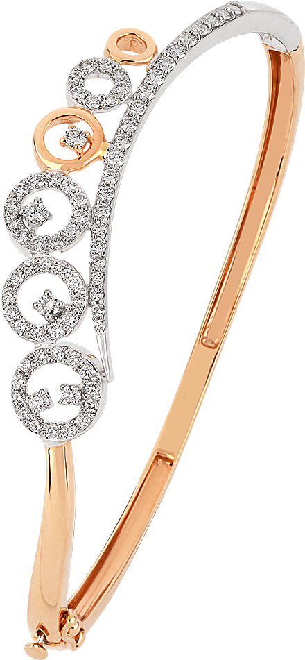 Buy Orra Diamond Bracelet For Online - Bangle (1200x1000), Png Download