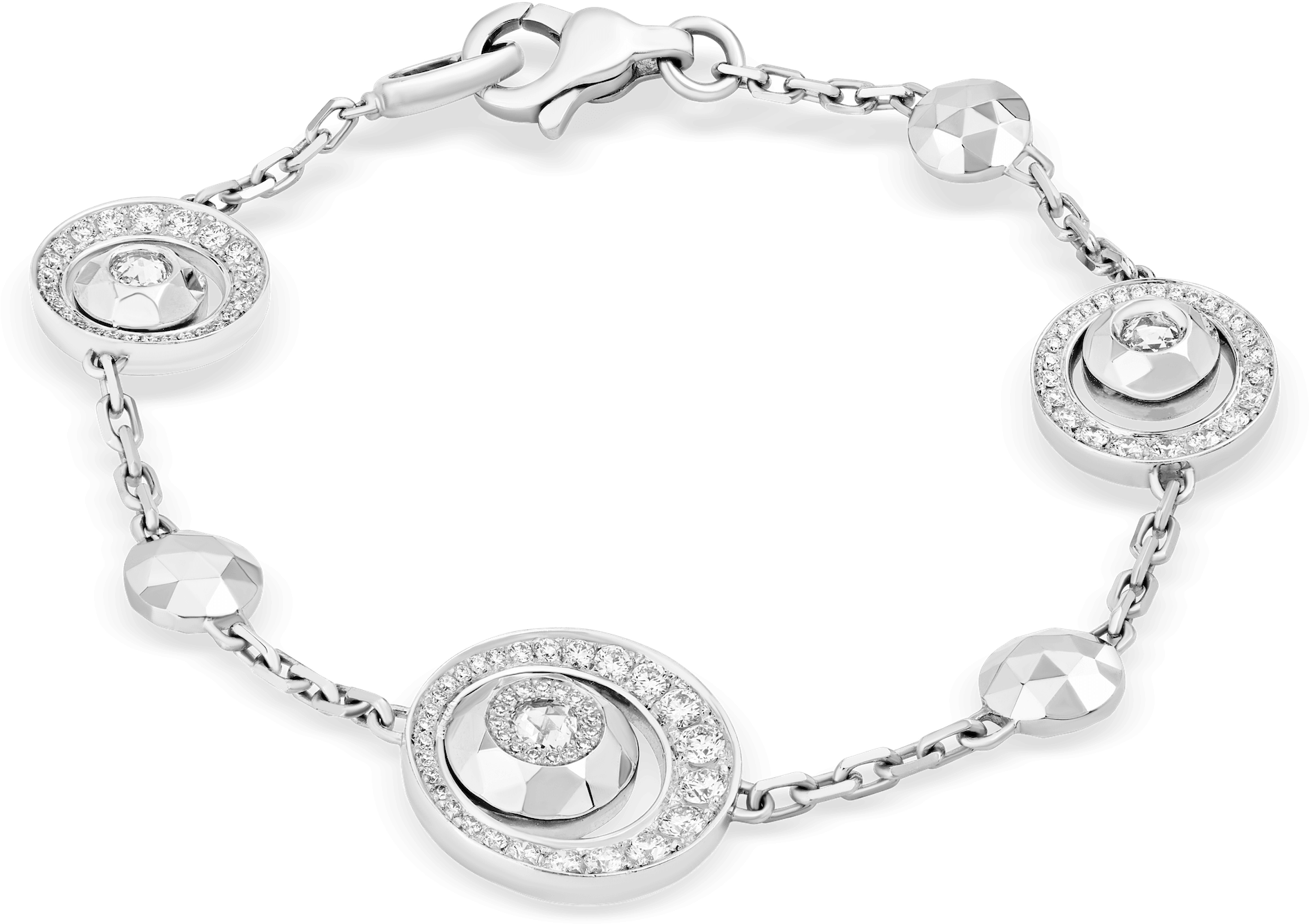 'rose Cut Forever' Diamond Bracelet - Bracelet (2000x2000), Png Download