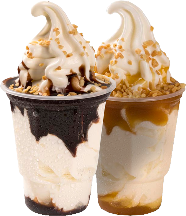 Sundae De Doce De Leite (797x828), Png Download