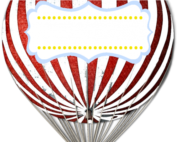 Circus Clipart Hot Air Balloon - Hot Air Balloons Printable Free (640x480), Png Download