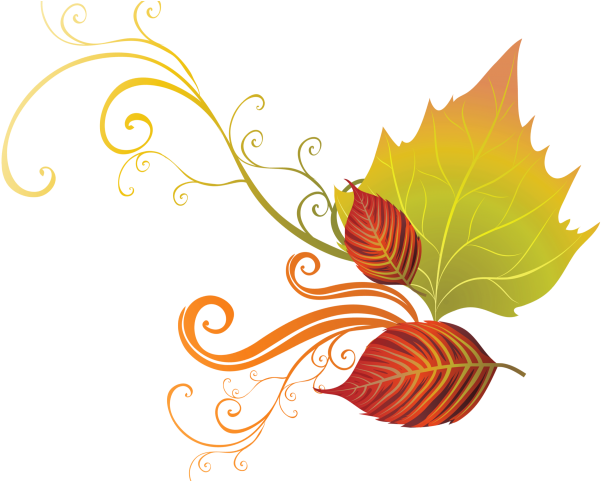 Autumn Leaves Clipart Corner Border - Transparent Background Free Thanksgiving Clip Art (640x480), Png Download